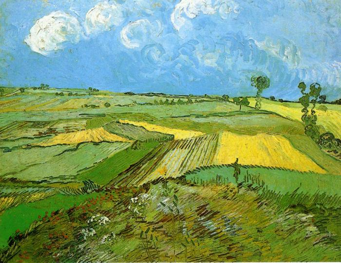 Vincent Van Gogh Wheat Fields at Auvers Under Clouded Sky china oil painting image